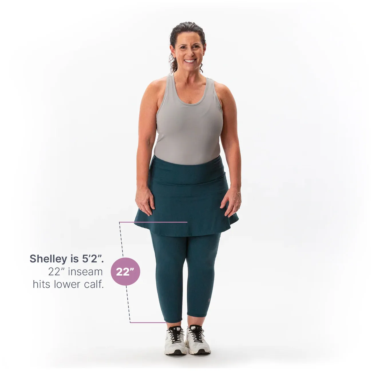 15" Summit Skirted Leggings w/Pockets