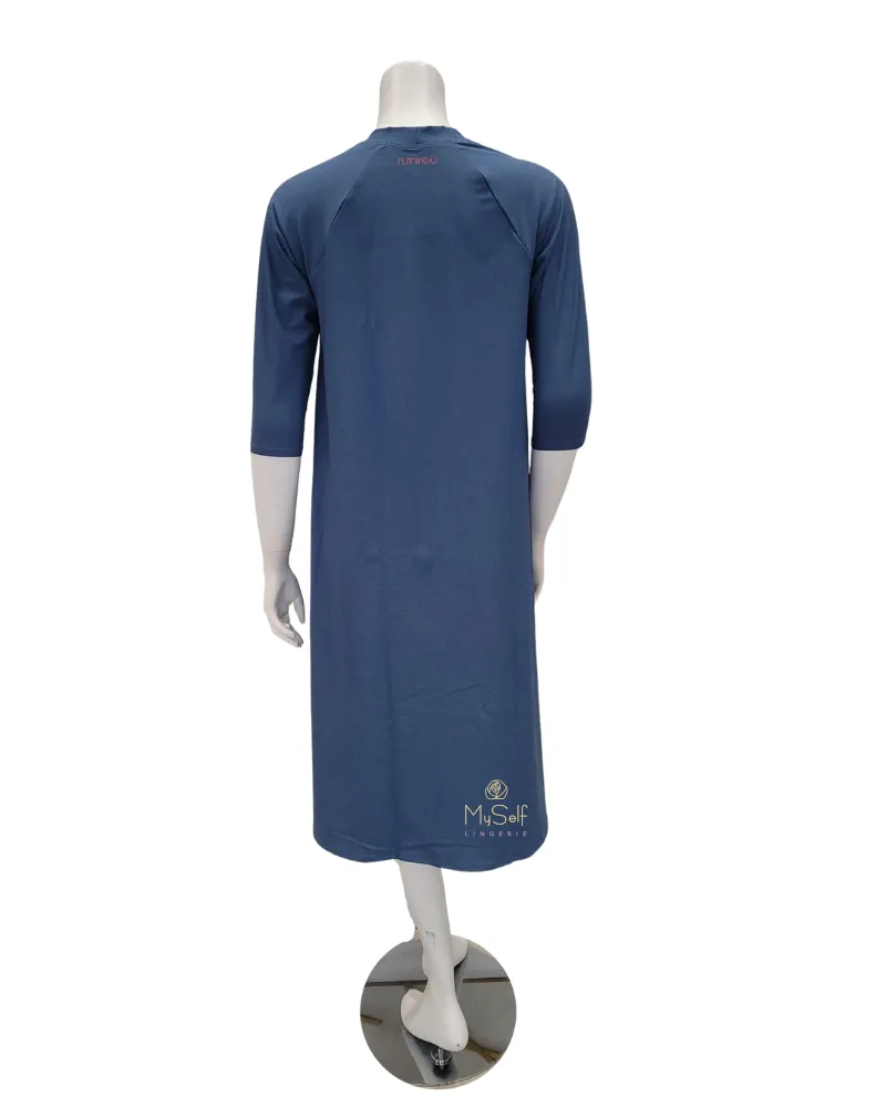 18FL201-B Chambray Swing Swim Dress Regular Length