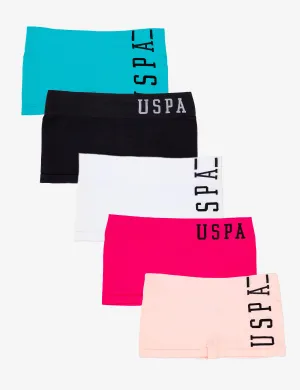 5 PACK SEAMLESS BOYSHORTS