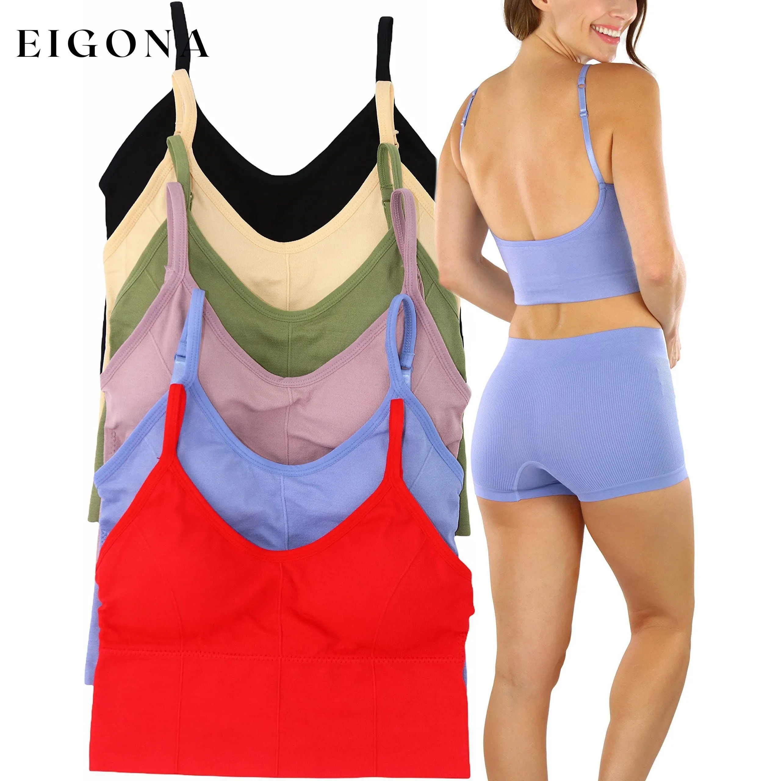 6-Pack: Women's Matching Bras or Boyshorts