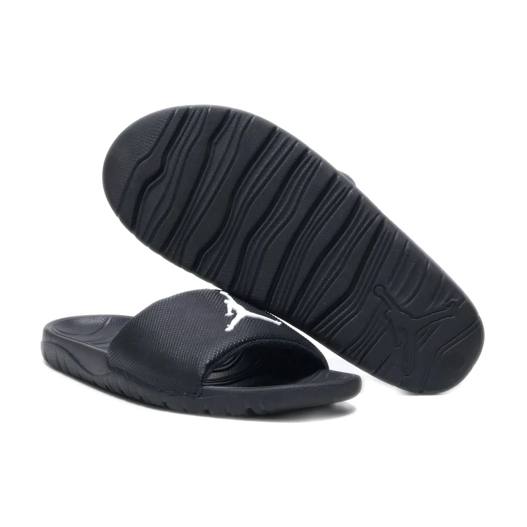 Air Jordan Flip Flops Fabric Black Colour For Men