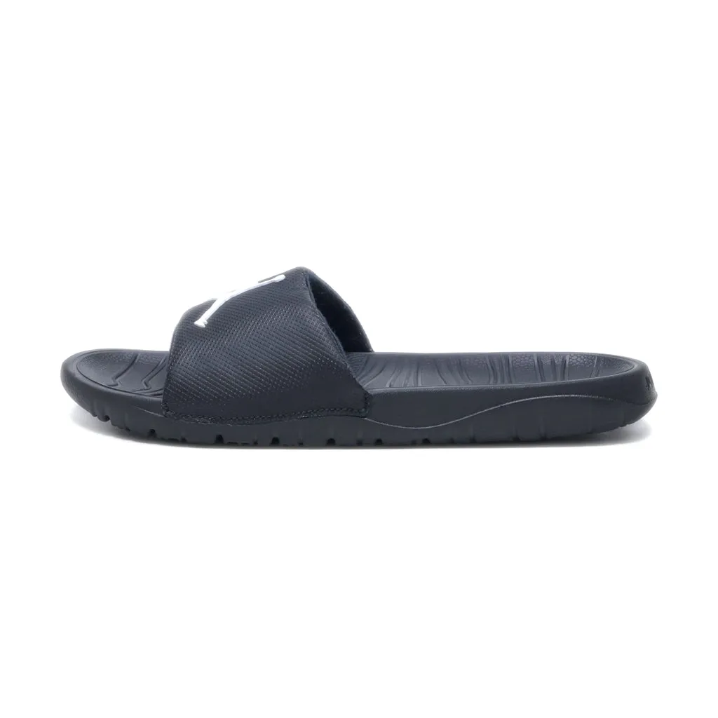 Air Jordan Flip Flops Fabric Black Colour For Men