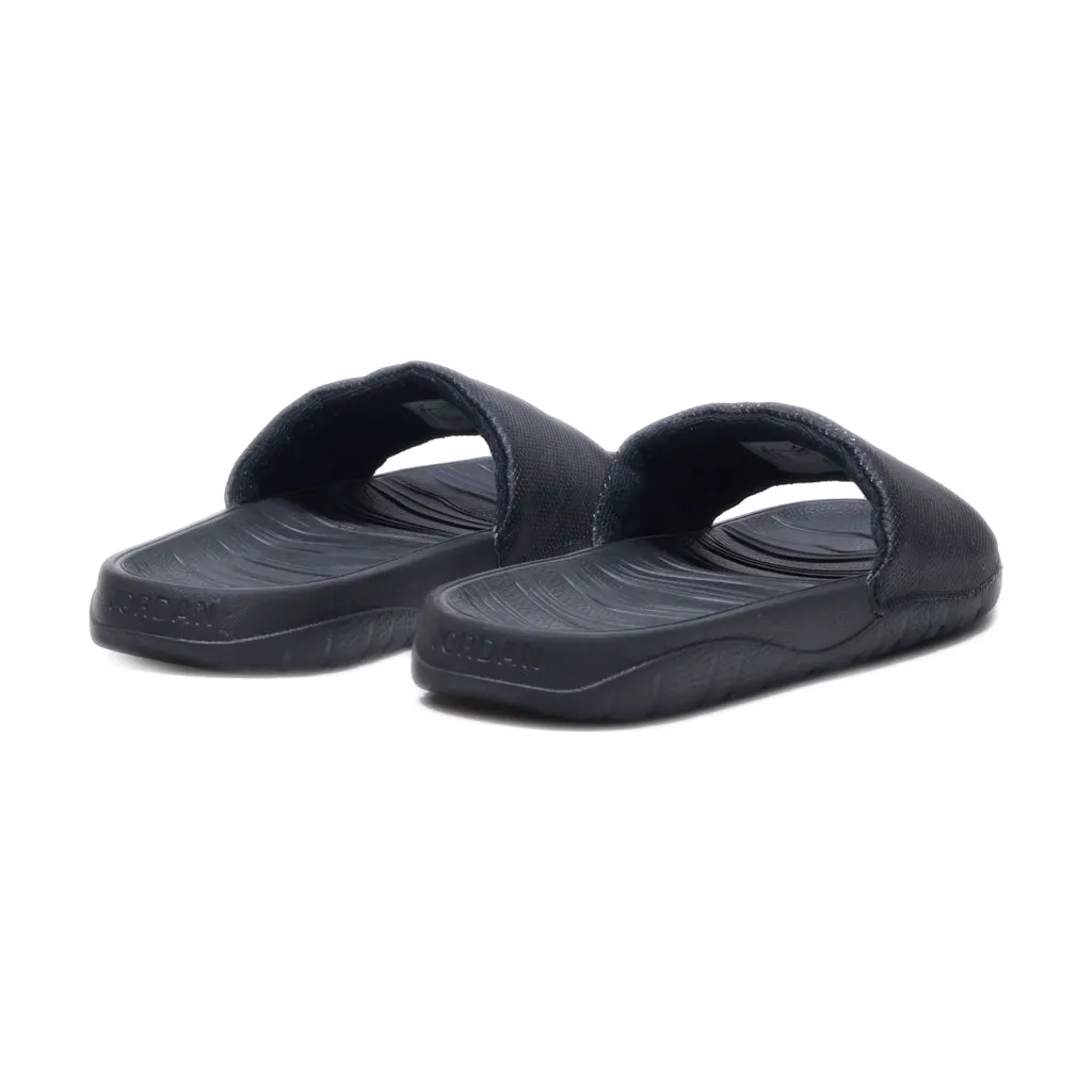 Air Jordan Flip Flops Fabric Black Colour For Men