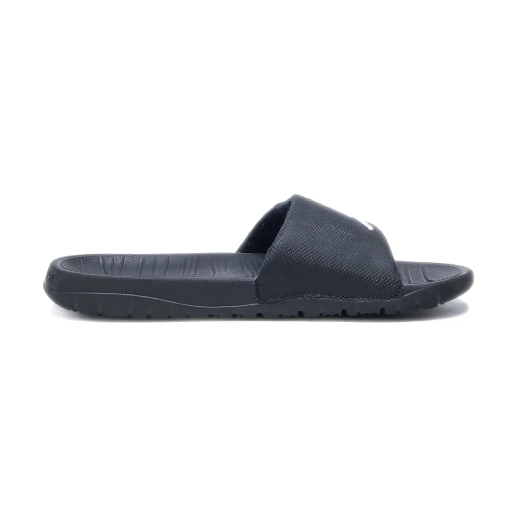 Air Jordan Flip Flops Fabric Black Colour For Men
