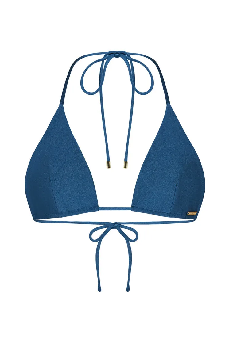 Alba Sapphire - Micro Triangle Bikini Top