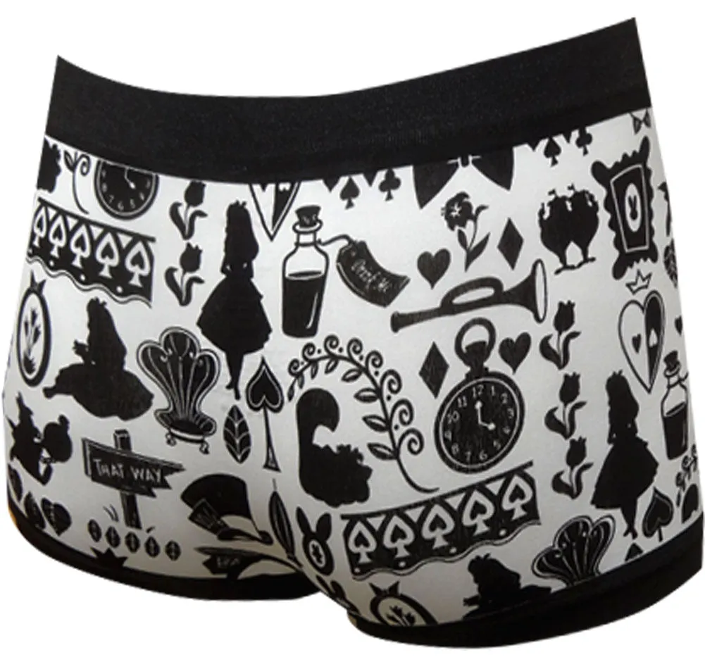 Alice In Wonderland Seamless Boyshort Panty