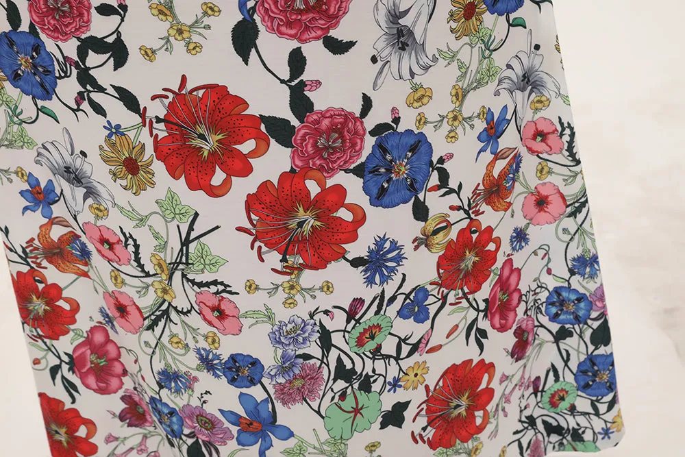 Allover Floral A-line Maternity Dress