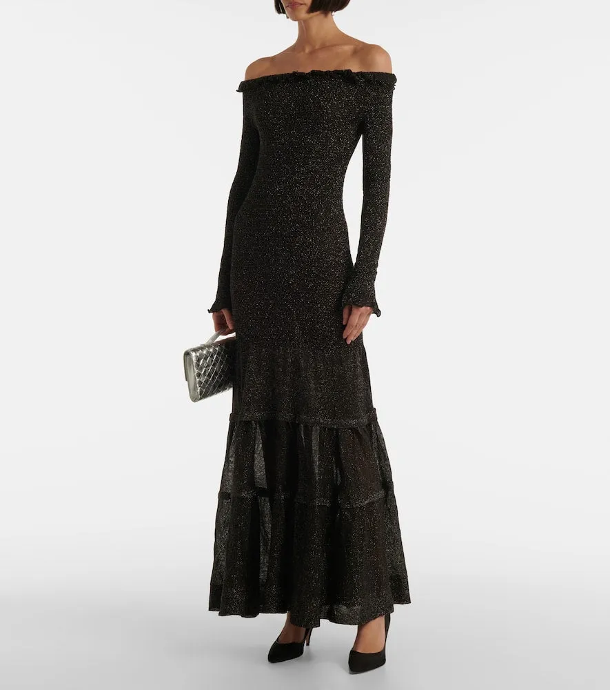 Altuzarra Polly off-shoulder jersey maxi dress