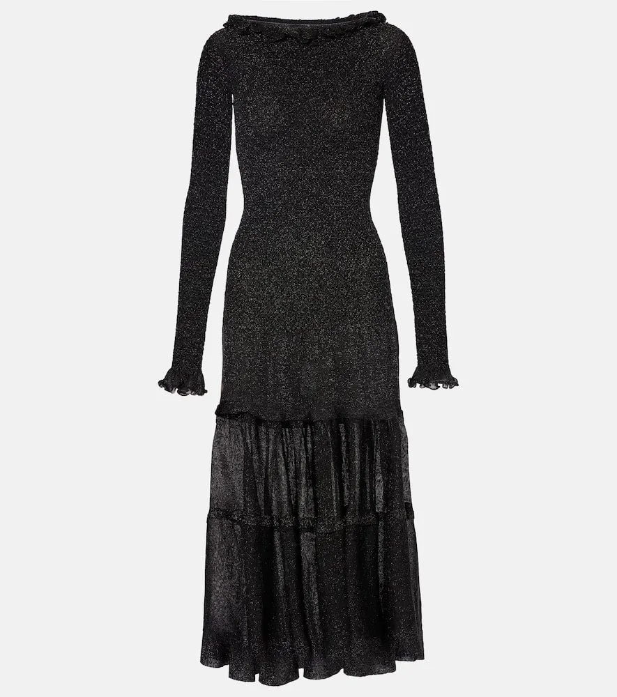 Altuzarra Polly off-shoulder jersey maxi dress