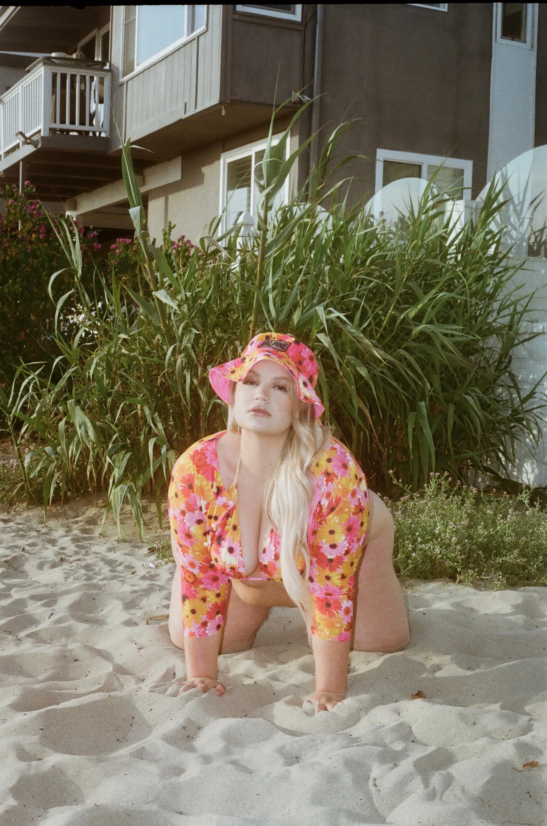 Alyssa Bottom in Pink Daisy
