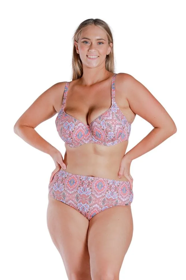 Amalfi Pink Underwire Bikini Top