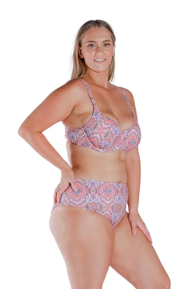 Amalfi Pink Underwire Bikini Top