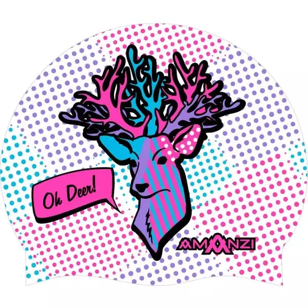Amanzi Oh Deer! Swim Cap