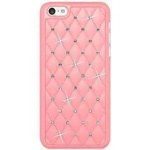 Amzer Diamond Lattice Snap On Shell iPhone Case - Light Pink