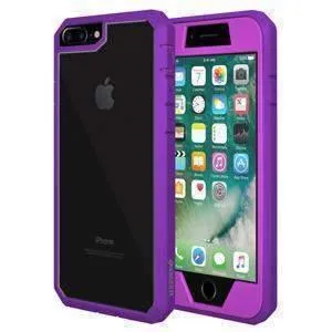 Amzer Full Body Hybrid iPhone 7 Case - Purple