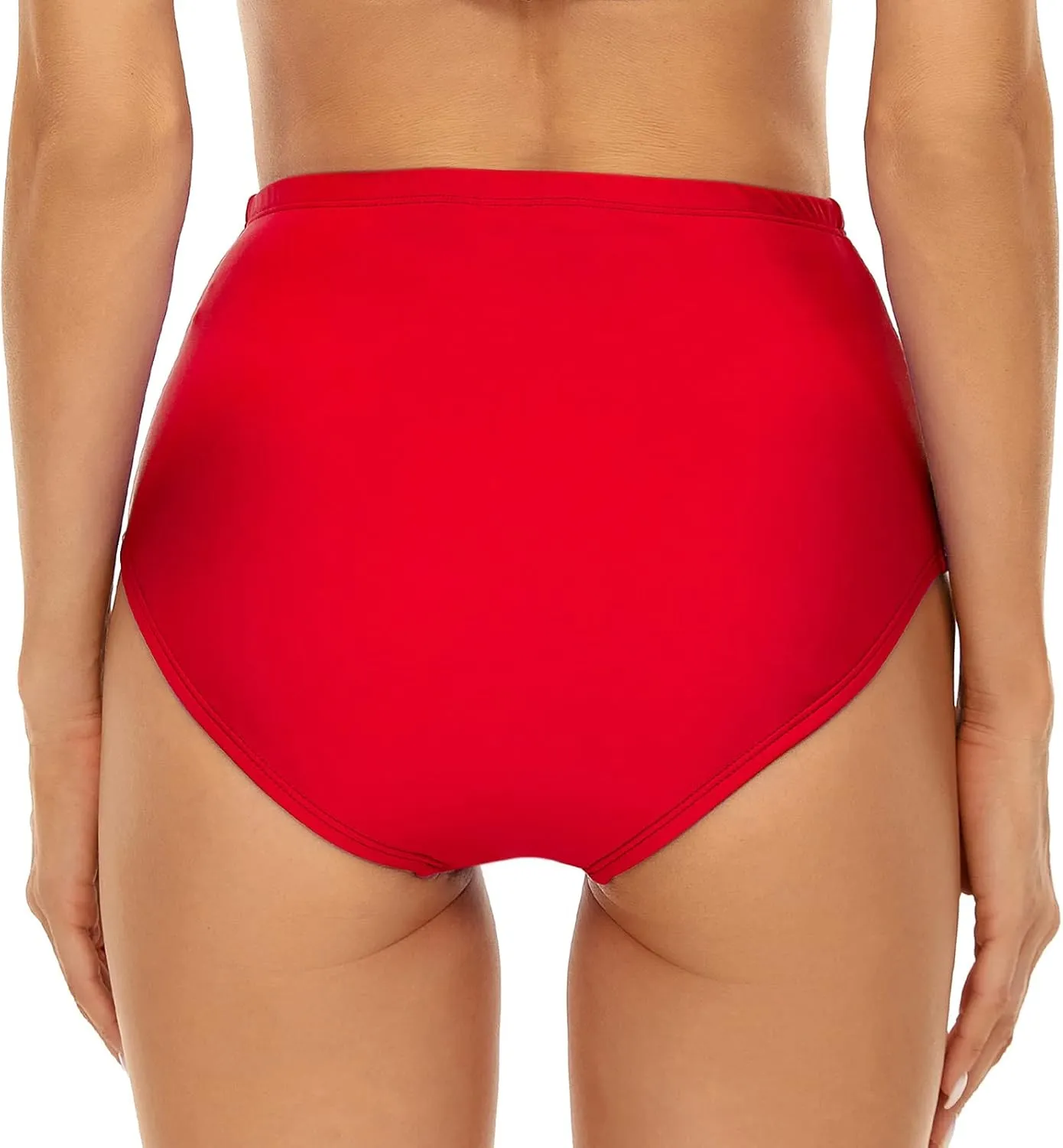 Annbon Slimming Artifact High Waisted Bikini Bottom Tummy Control Full Coverage Bikini Bottom Swimsuit Bottoms for Women