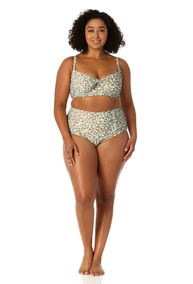 Anne Cole Plus - Women's Retro Underwire Bikini Swim Top