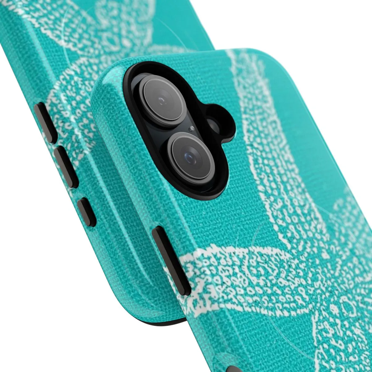 Aqua Blue Starfish Phone Cases - Magnetic Protective Covers