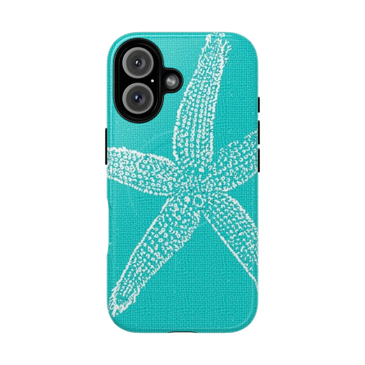Aqua Blue Starfish Phone Cases - Magnetic Protective Covers