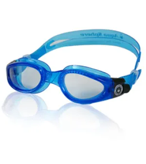 AQUA SPHERE Kaiman Regular Fit - Clear Lens - Blue Frame