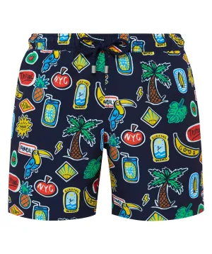 Arthus Navy City Swim Shorts