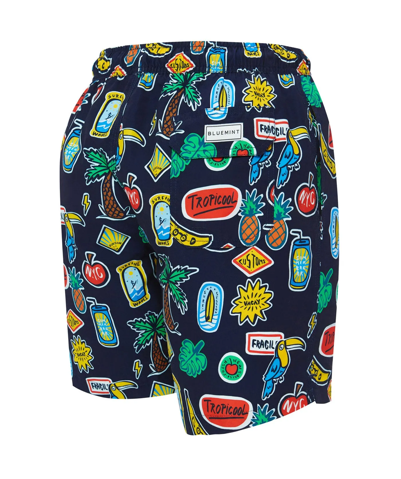 Arthus Navy City Swim Shorts