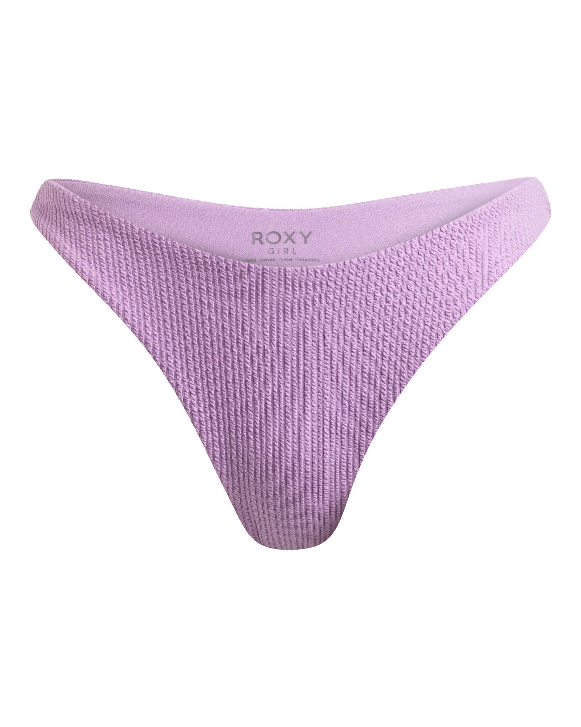 Aruba High Leg Cheeky Bikini Bottoms in Crocus Petal