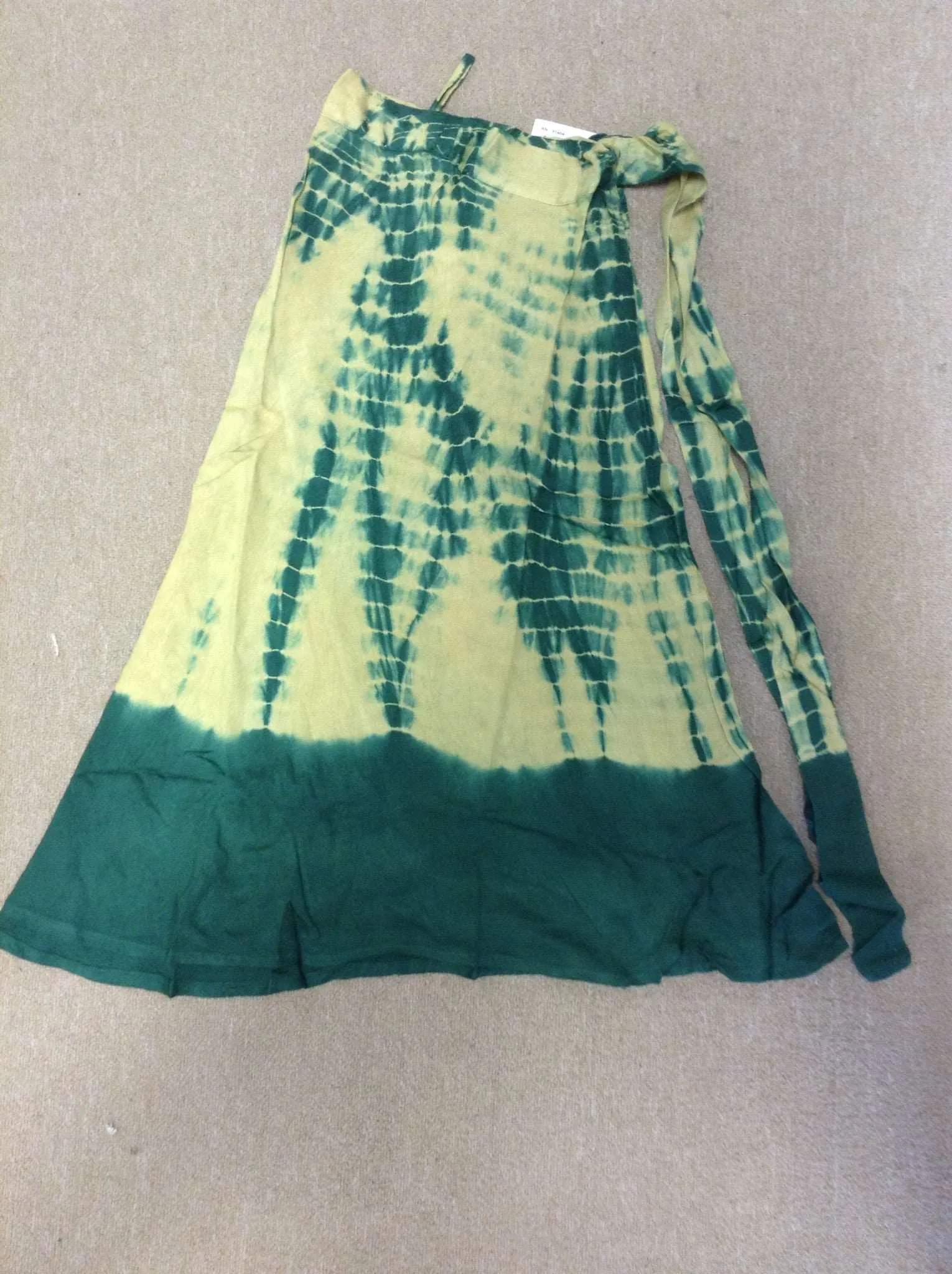 Assorted Rayon Tie Dye Wrap Skirt