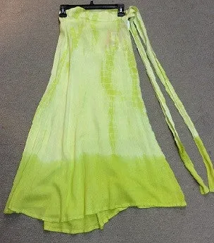 Assorted Rayon Tie Dye Wrap Skirt