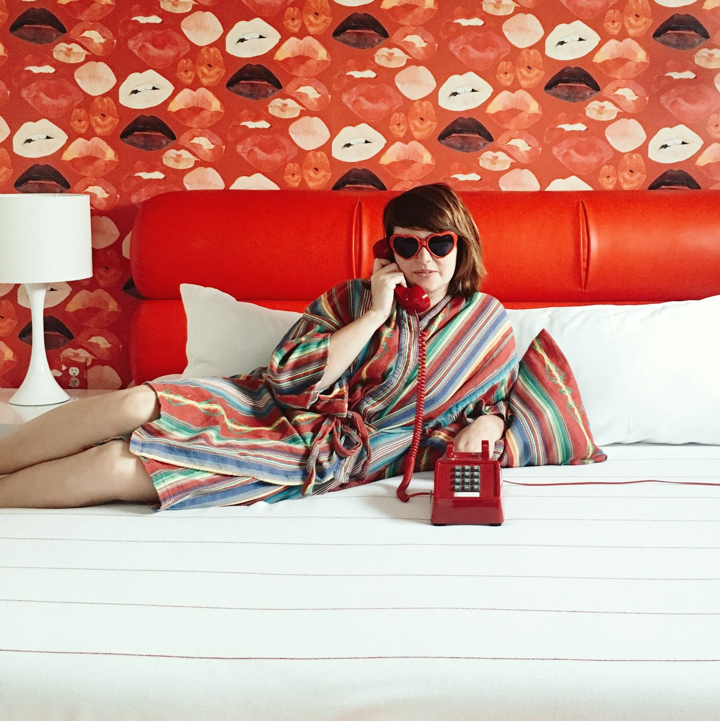 Austin Motel Shorty Kimono Robe