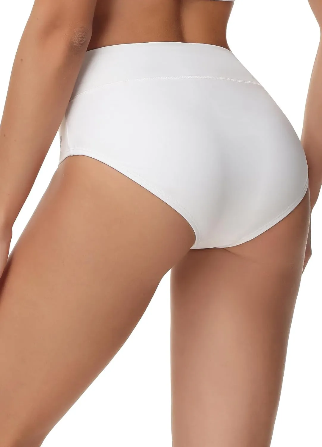 baleaf Women's Modest Bikini Bottom High Waisted Swim Bottoms Full Coverage Bathing Suit Bottom