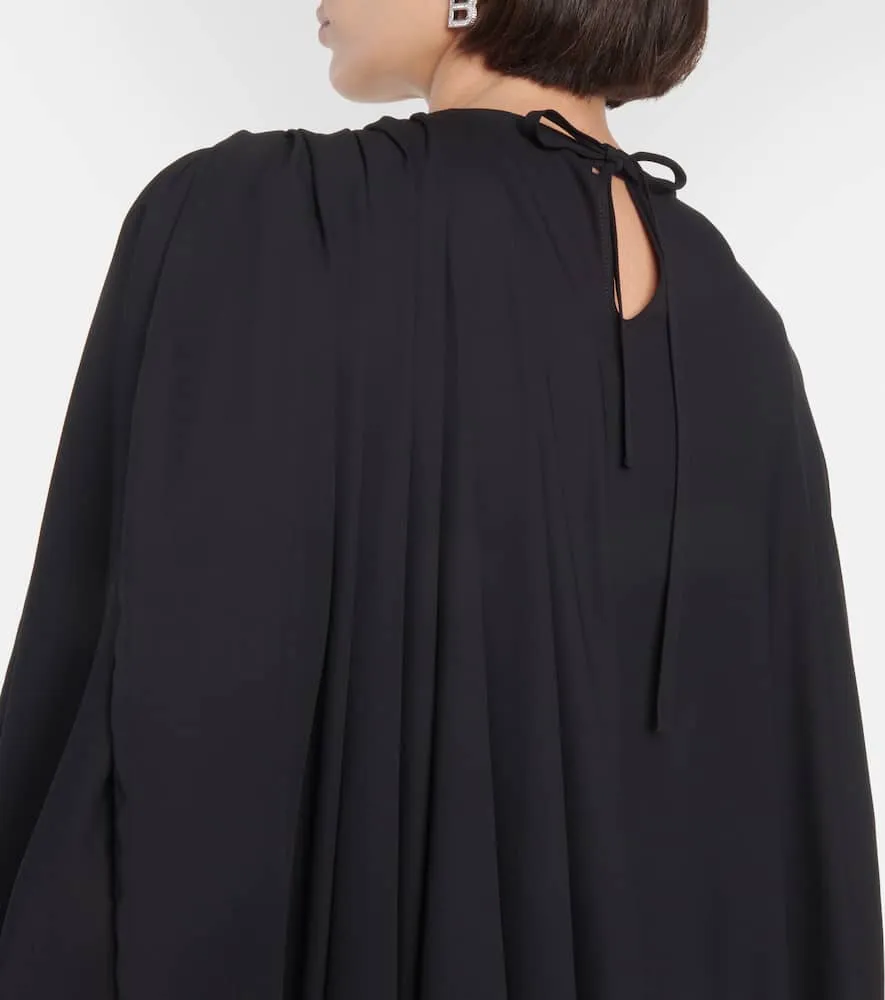 Balenciaga Asymmetric cr√É¬™pe minidress