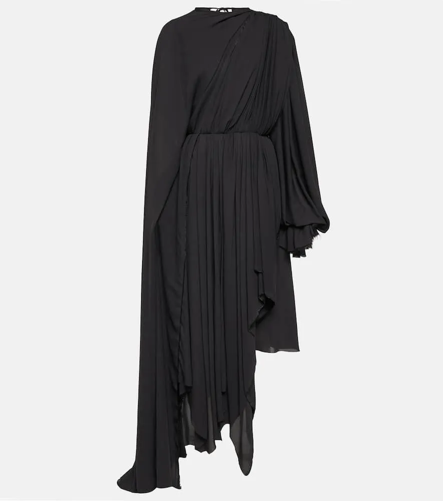 Balenciaga Asymmetric cr√É¬™pe minidress