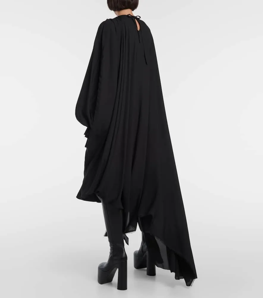 Balenciaga Asymmetric cr√É¬™pe minidress