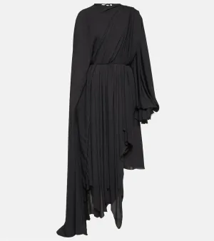 Balenciaga Asymmetric cr√É¬™pe minidress