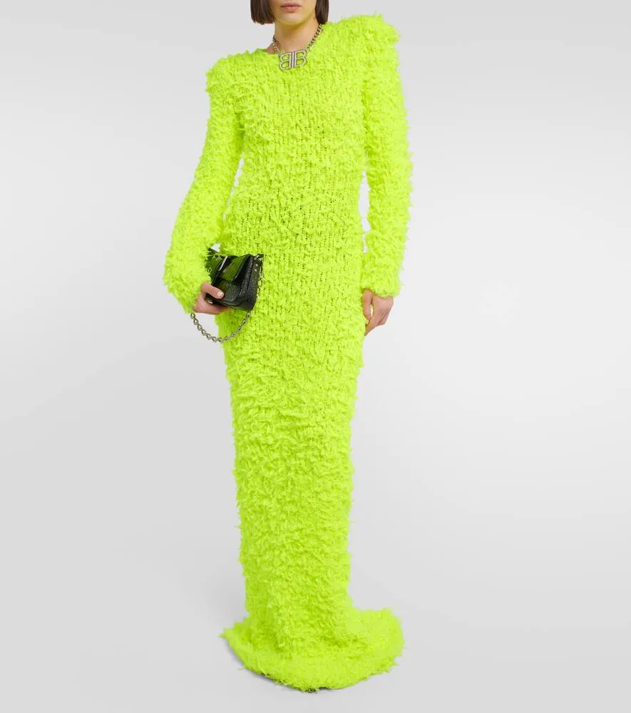 Balenciaga Fluffy gown