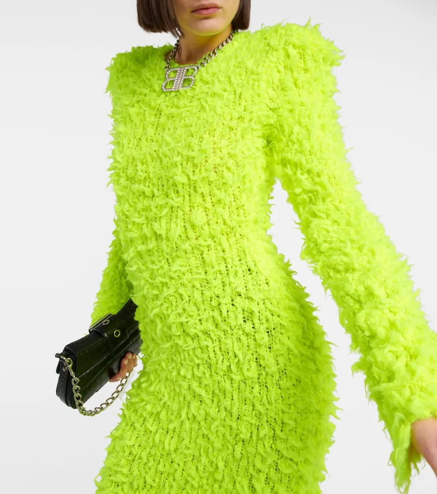 Balenciaga Fluffy gown