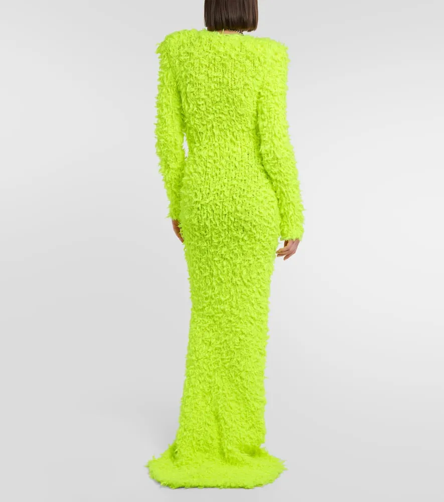 Balenciaga Fluffy gown