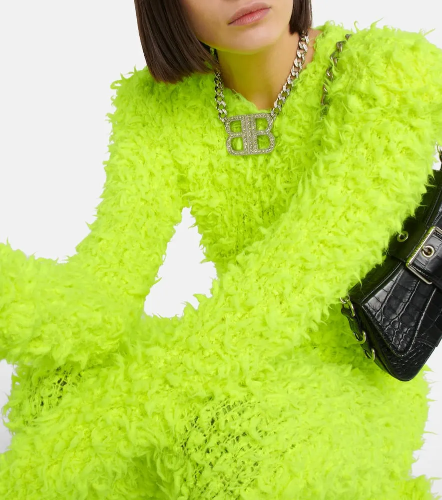 Balenciaga Fluffy gown