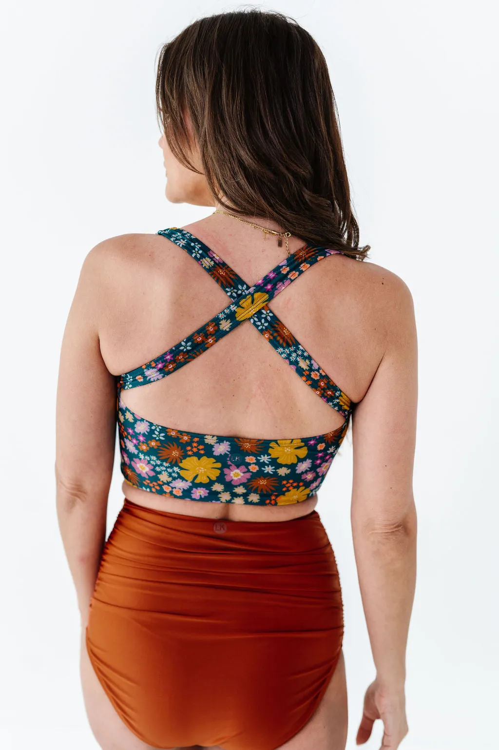 Bali Floral Crossover Top