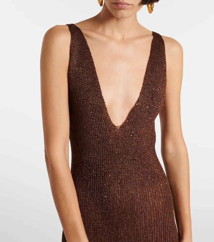 Bananhot Sunny sequined maxi dress