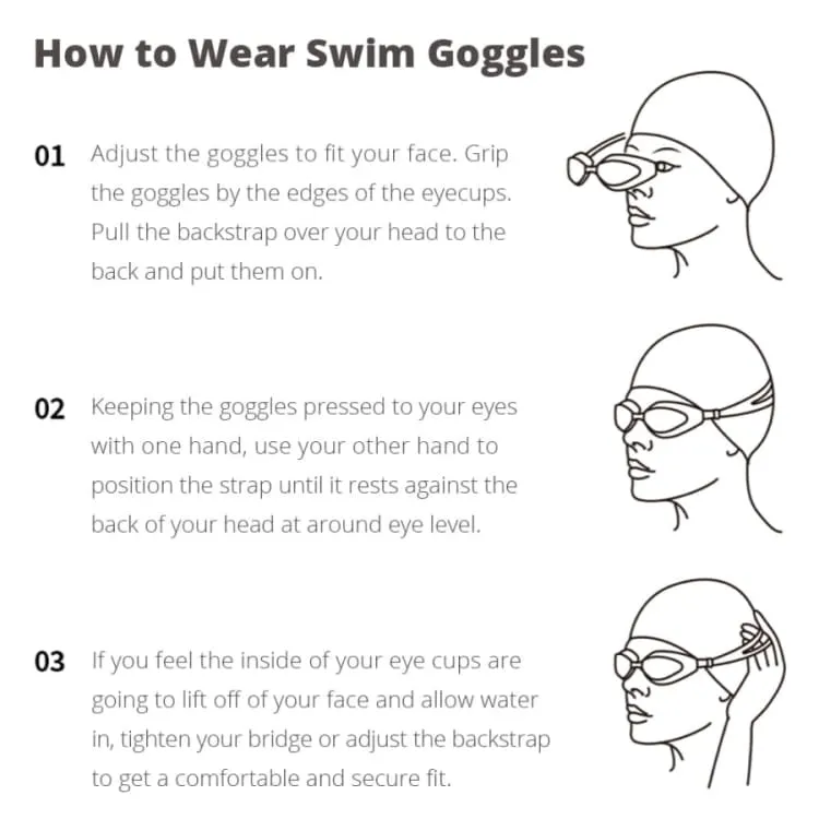 Barrel Racing Mirror Swim Goggles-BLACK/BLACK
