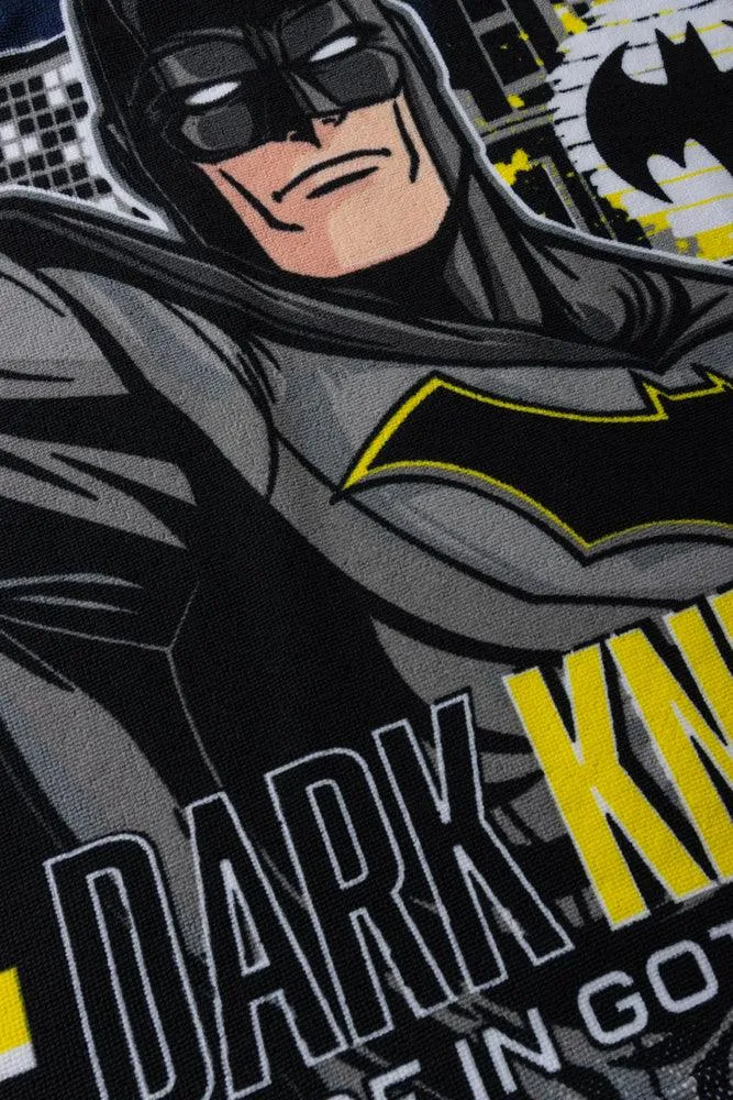 Batman Hooded Towel Black