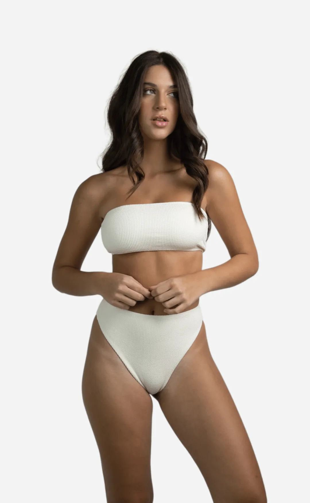 Bea Pearl - High Waisted Bikini Bottoms