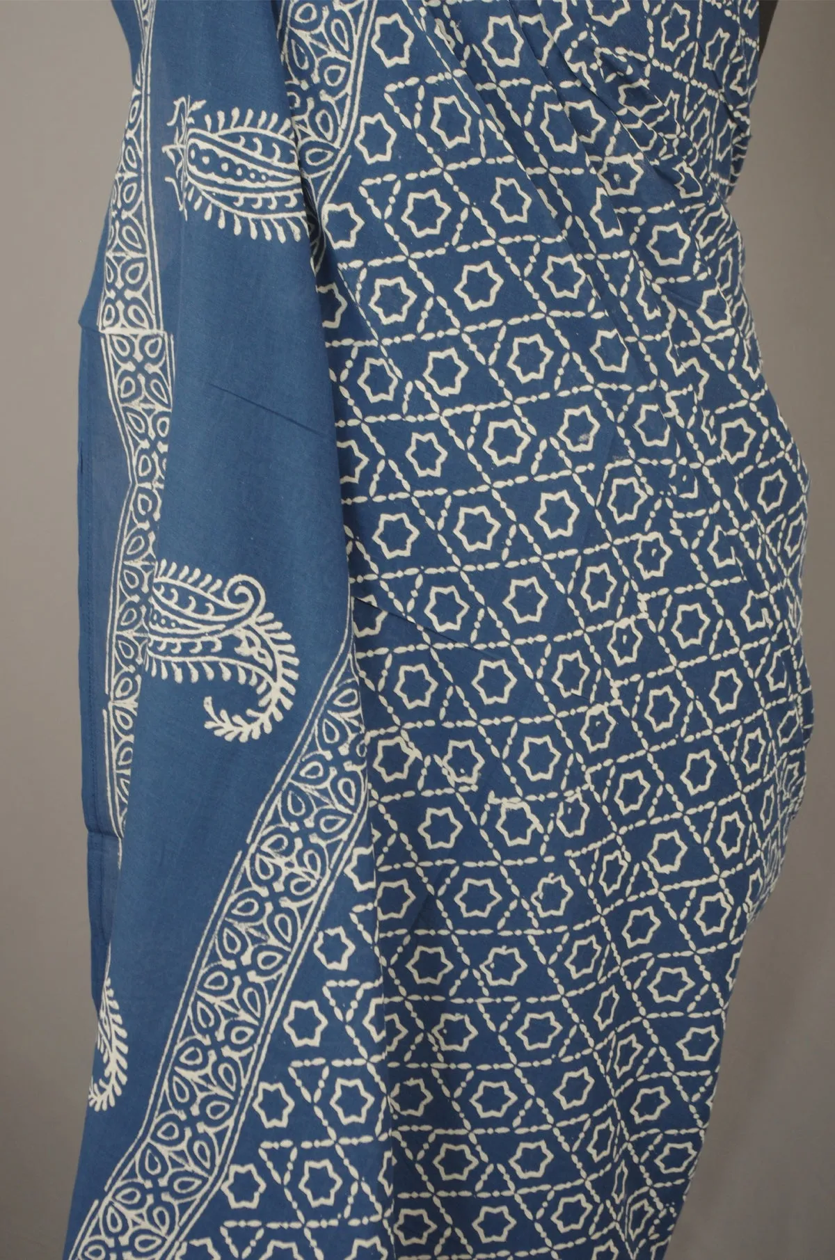 Beach Coverup Sarong Pareo - Indigo Stars
