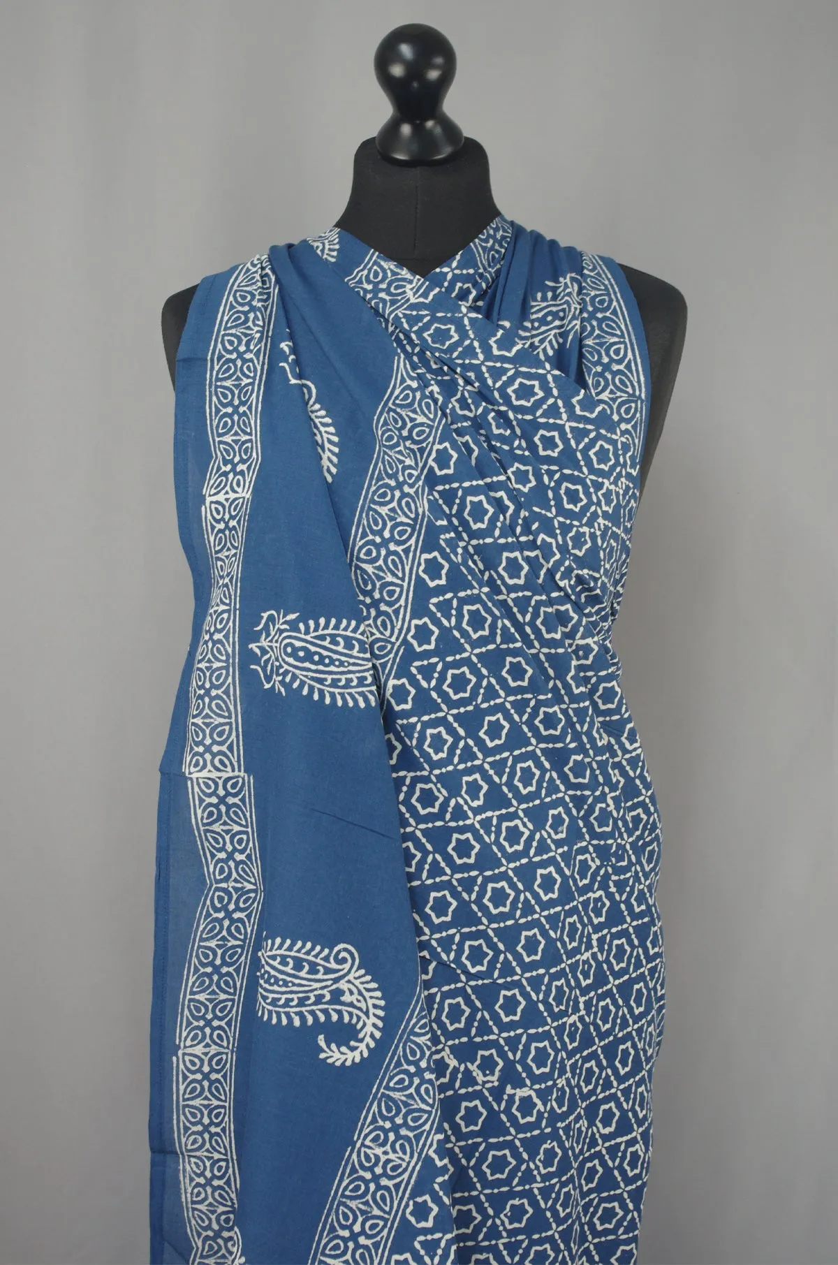 Beach Coverup Sarong Pareo - Indigo Stars