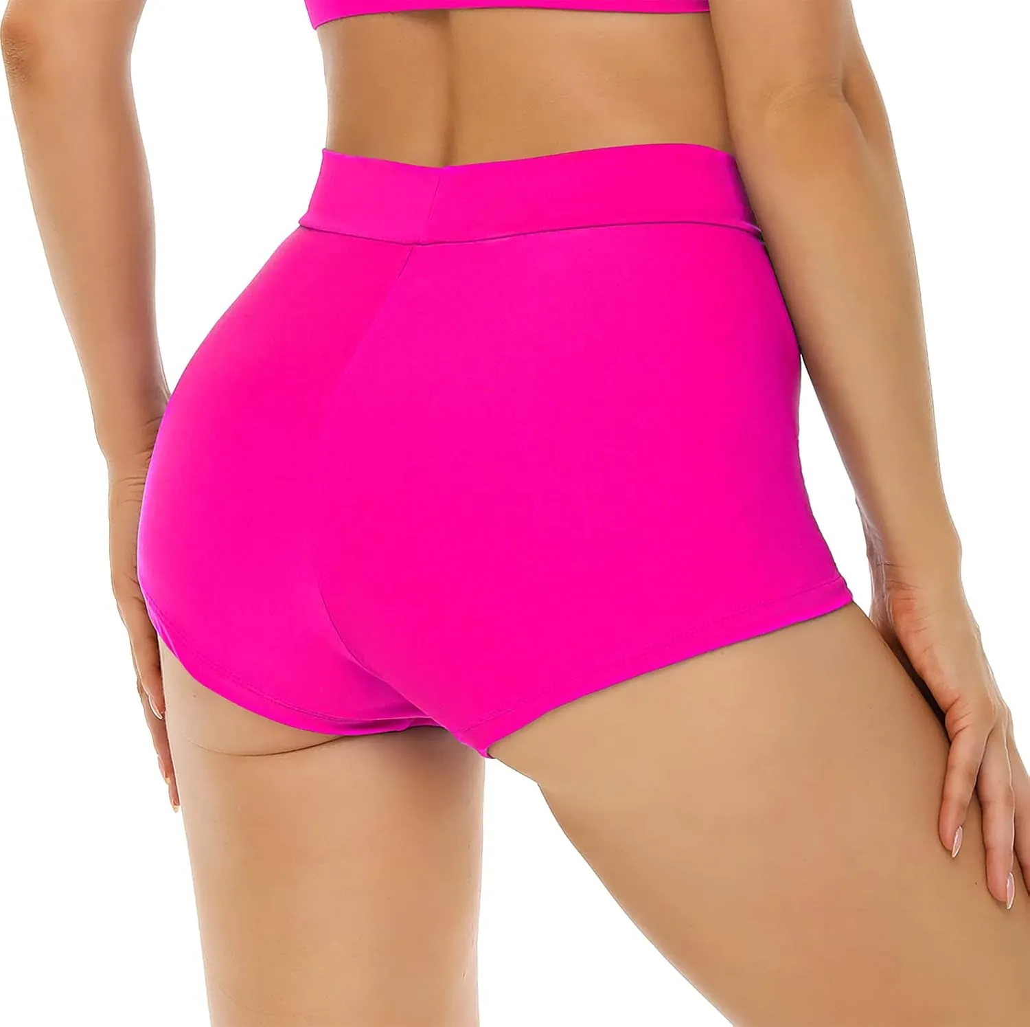 Bellecarrie Women's Swim Shorts High Waisted Bathing Suit Bottoms Tummy Control Swim Boyshorts Full Coverage Boardshort
