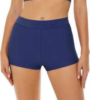 Bellecarrie Women's Swim Shorts High Waisted Bathing Suit Bottoms Tummy Control Swim Boyshorts Full Coverage Boardshort