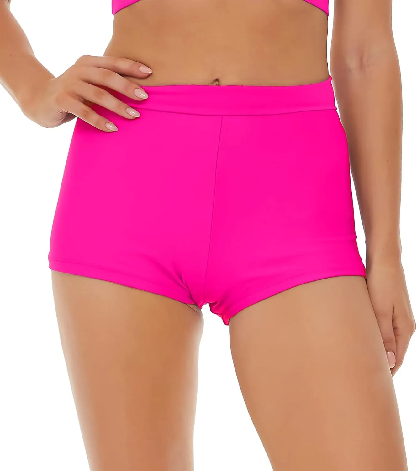 Bellecarrie Women's Swim Shorts High Waisted Bathing Suit Bottoms Tummy Control Swim Boyshorts Full Coverage Boardshort