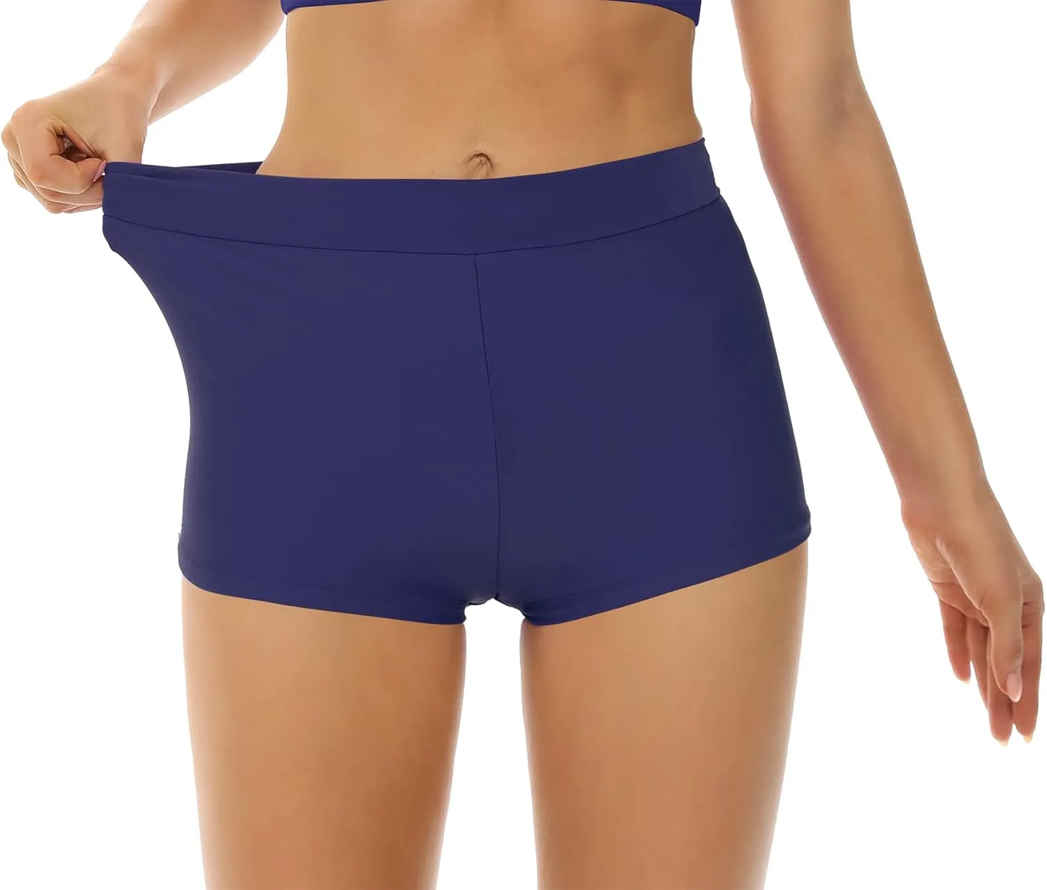 Bellecarrie Women's Swim Shorts High Waisted Bathing Suit Bottoms Tummy Control Swim Boyshorts Full Coverage Boardshort